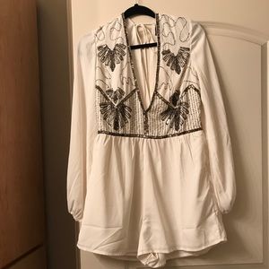 Nasty Gal beaded romper